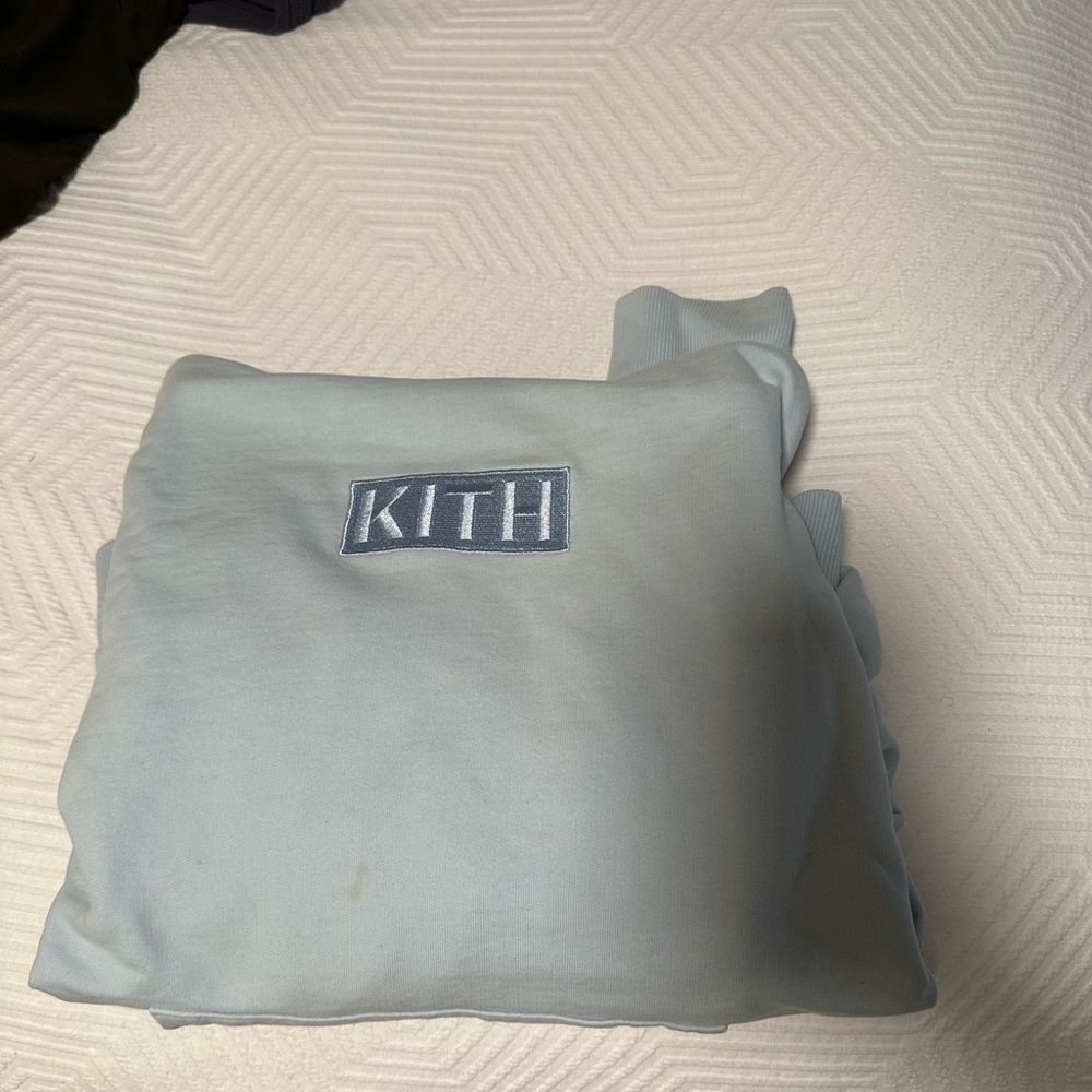 Baby blue kith hoodie !